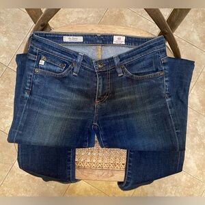 Adriano Goldschmied AG Jeans Womens 25R Stevie Slim Straight Stretch Blue 25x29